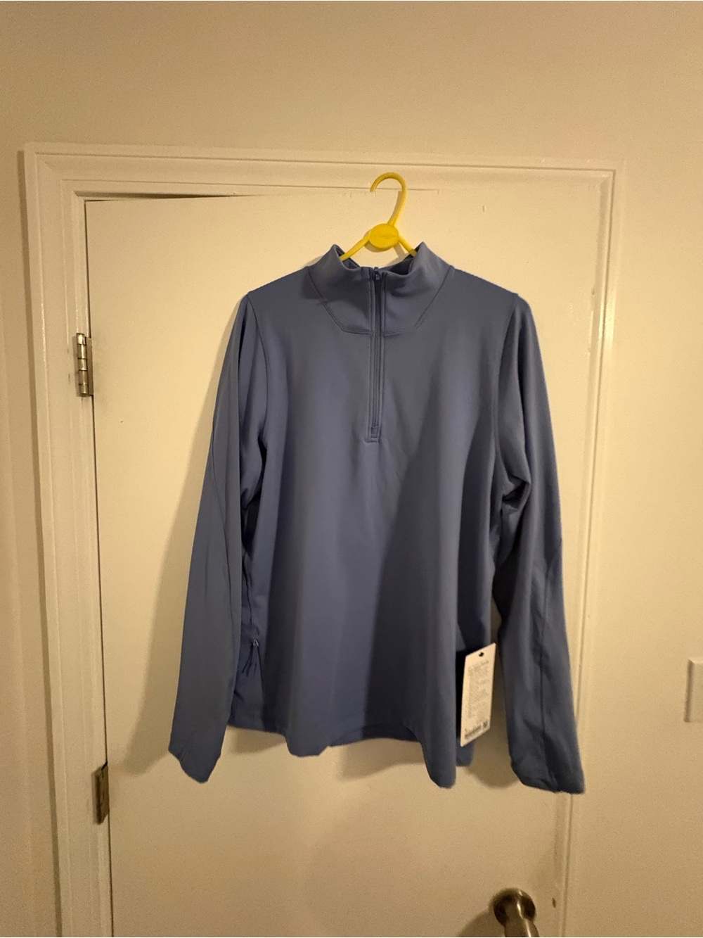 lululemon athletica Men's Periwinkle Quarter-Zip Long Sleeve